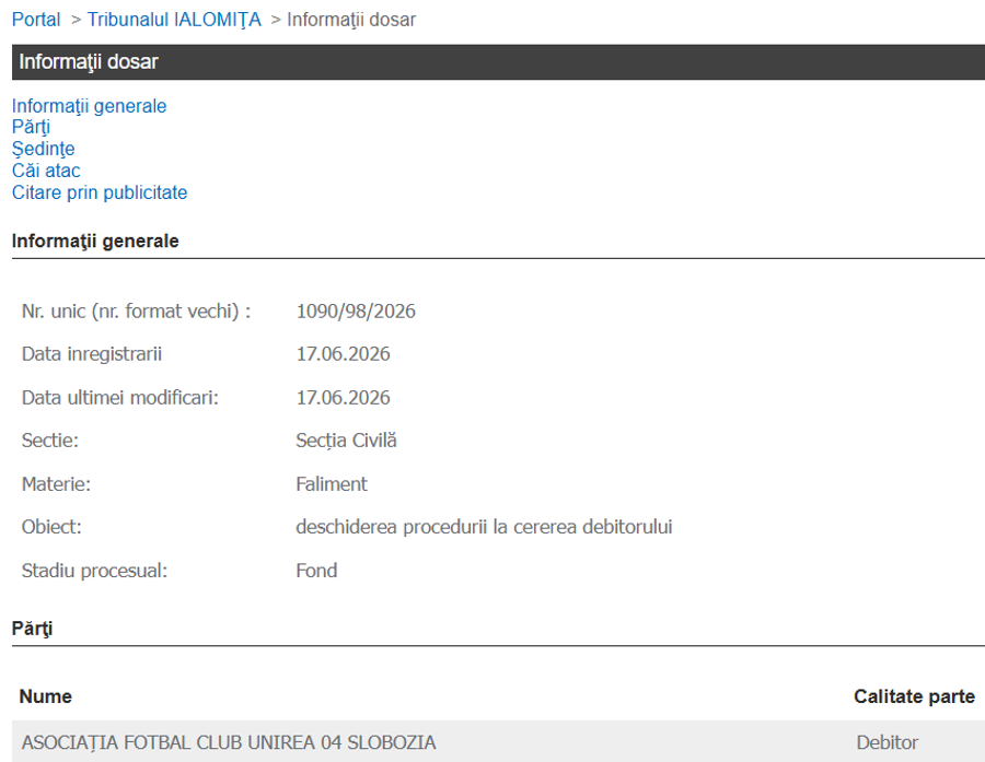 Au retrogradat din Superligă și au cerut intrarea în insolvență!