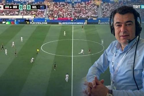 Comentatorul turc Murat Ekrem Cimen este autorul unei gafe uriașe la Mondial // foto: X @
Goals Xtra