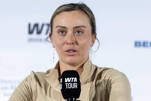 Paula Badosa la conferința de presă de la Berlin FOTO Imago Images