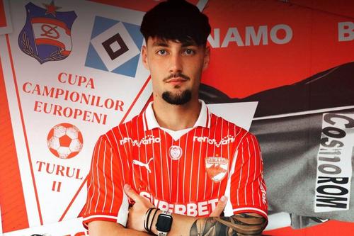 Răzvan Radu, noul transfer de la Dinamo // Sursă foto: Facebook @Dinamo Bucuresti