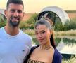 Novak Djokovic și Dara, câștigătoarea Eurovisionului 2026. Foto: Instagram