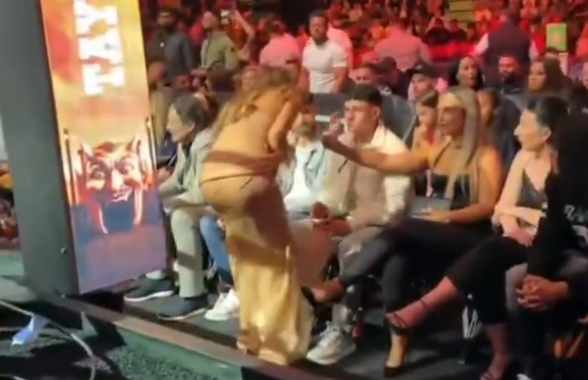Moment încins la gală! Reacția iubitei starului din Premier League, când o creatoare de conținut pentru adulți a vrut să-l abordeze
