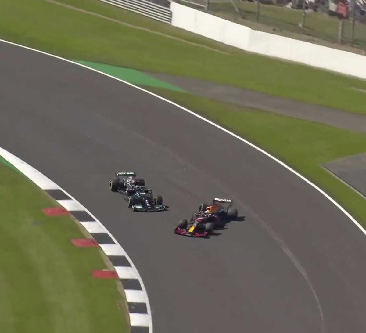 FOTO Accident Silverstone, Formula 1, Hamilton - Verstappen 18.07.2021