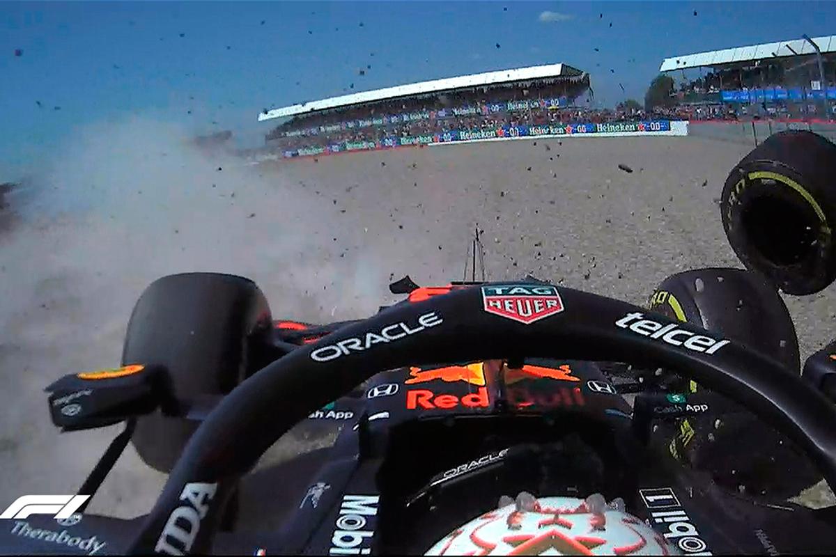 FOTO Accident Silverstone, Formula 1, Hamilton - Verstappen 18.07.2021