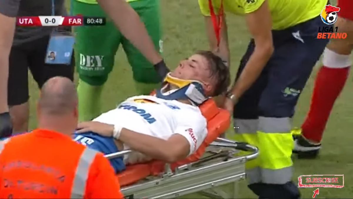 FOTO Accidentare Dănuleasa, UTA - Farul