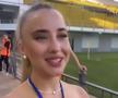 Olivia Cucoș, pe stadion la Sheriff - Farul