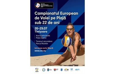 Săptâmâna aceasta debutează la Timișoara Campionatul European de Volei pe plajă U22.