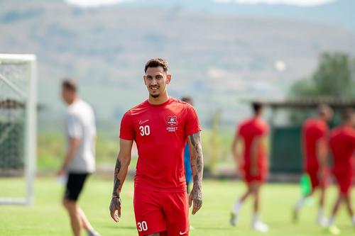 Jovan Markovic, la primul antrenament pentru sibieni. Sursă foto: Hermannstadt