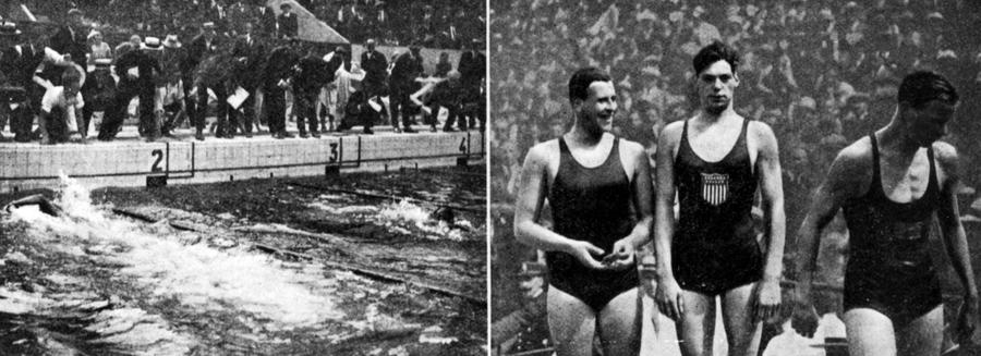 Johnny Weissmuller la Joucrile Olimpice de la Paris FOTO Imago Iamges Poveste extraordinară a lui „Tarzan” Johnny Weissmuller, înotătorul născut pe teritoriul României și primul campion olimpic care a coborât sub un minut la 100 de metri!
