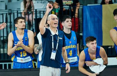 Tane Spasev, selecționerul României U20 de baschet, calificată în „sferturi” la Euro: „Două lucruri ne-au adus la performanță”