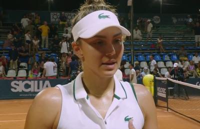 Jaqueline Cristian s-a calificat în „sferturile” turneului WTA de la Palermo » Victorie în condiții complicate
