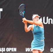 Irina Begu în meciul din sferturile de finală ale UniCredit Iași Open Foto: Roxana Fleșeru