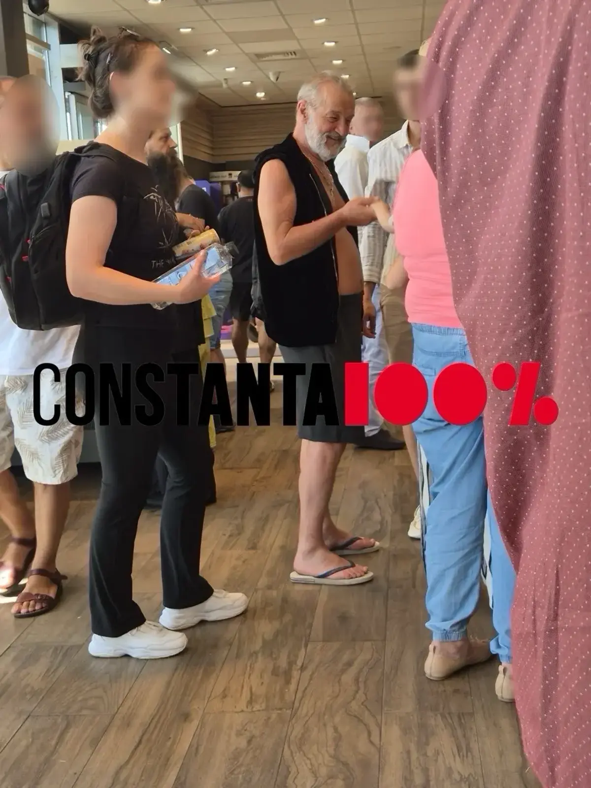 Gigi Becali, surprins într-o benzinărie în drumul spre Constanța / FOTO: Constanța 100%