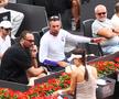 Ion Alexandru Țiriac și Adrian Cruciat în loja Soranei Cîrstea FOTO Roxana Fleșeru