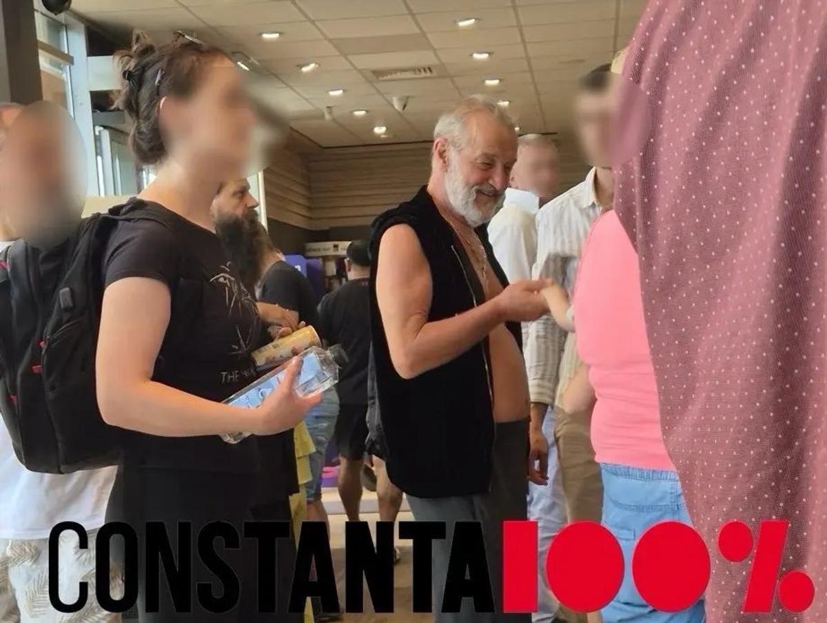 Gigi Becali, surprins într-o benzinărie în drumul spre Constanța / FOTO: Constanța 100%
