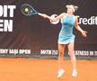 Irina Begu în meciul din sferturile de finală ale UniCredit Iași Open Foto: Roxana Fleșeru