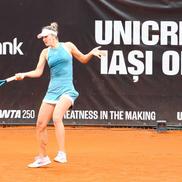 Irina Begu în meciul din sferturile de finală ale UniCredit Iași Open Foto: Roxana Fleșeru