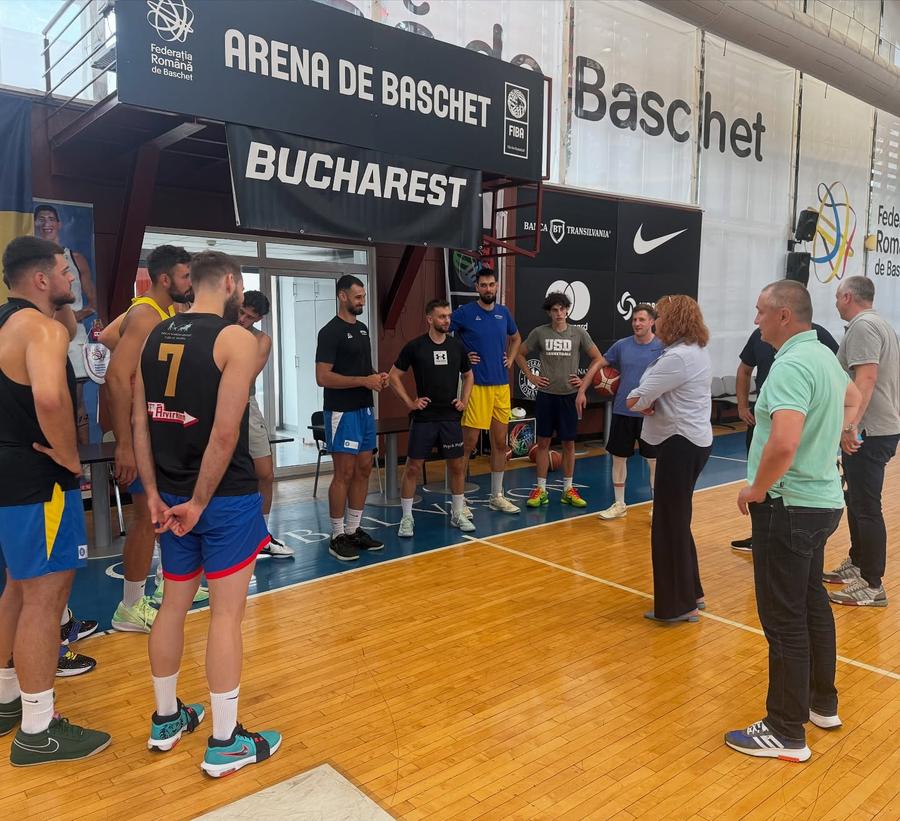 Naționala masculină de baschet a României s-a reunit la București/Foto: Facebook - Federația Română de Baschet Naționala de baschet masculin a României s-a reunit înaintea precalificărilor pentru Campionatul Mondial » 3 absențe notabile în lotul lui Mihai Silvășan