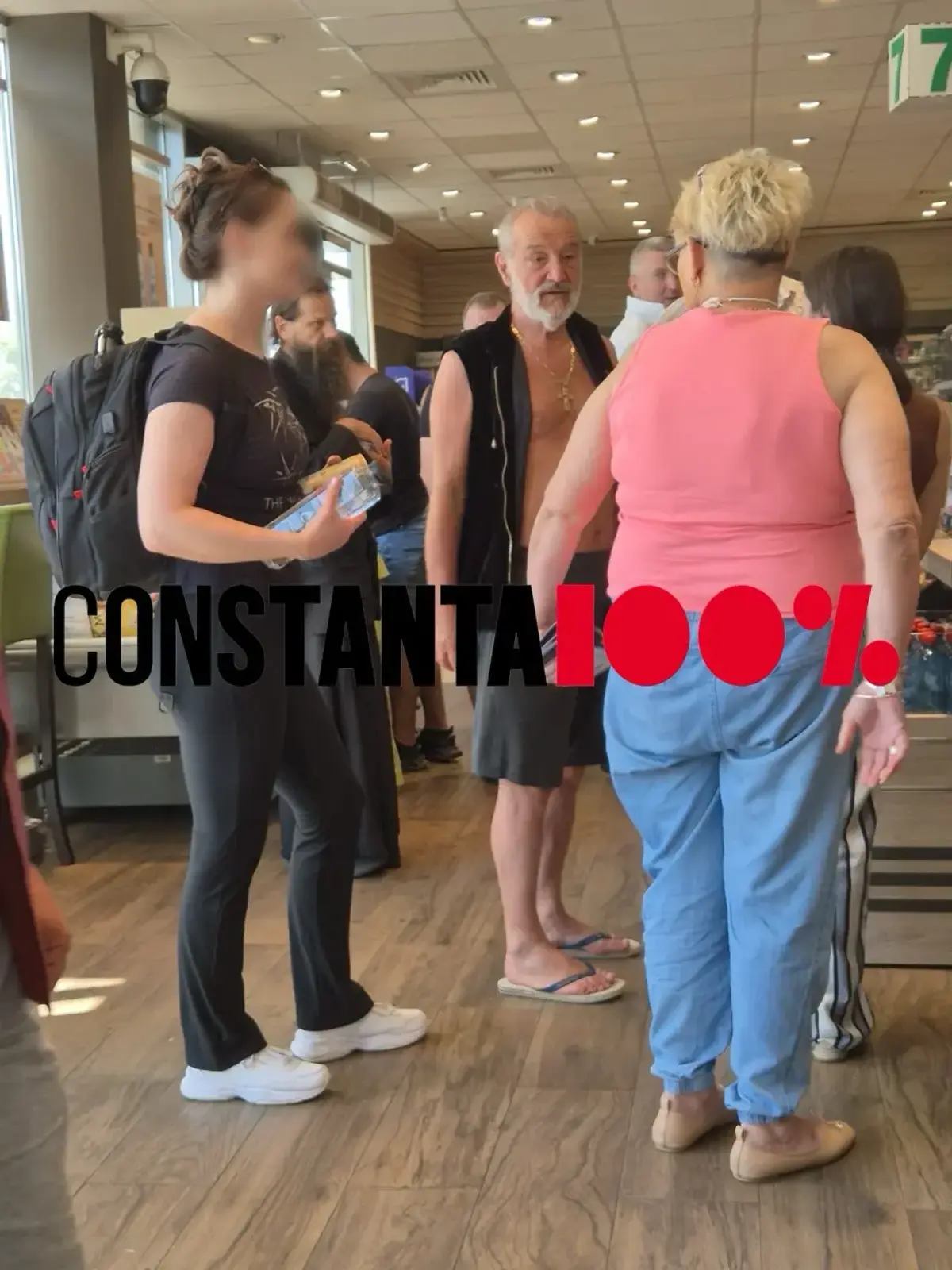 Gigi Becali, surprins într-o benzinărie în drumul spre Constanța / FOTO: Constanța 100%