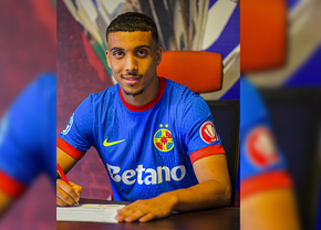 FCSB l-a prezentat pe Aymen Boutoutaou » Durata contractului, numărul de pe tricou și suma