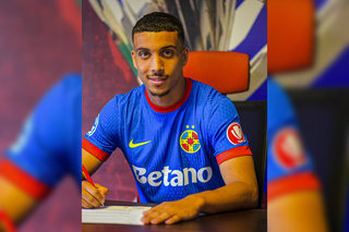 FCSB l-a prezentat pe Aymen Boutoutaou » Durata contractului, numărul de pe tricou și suma
