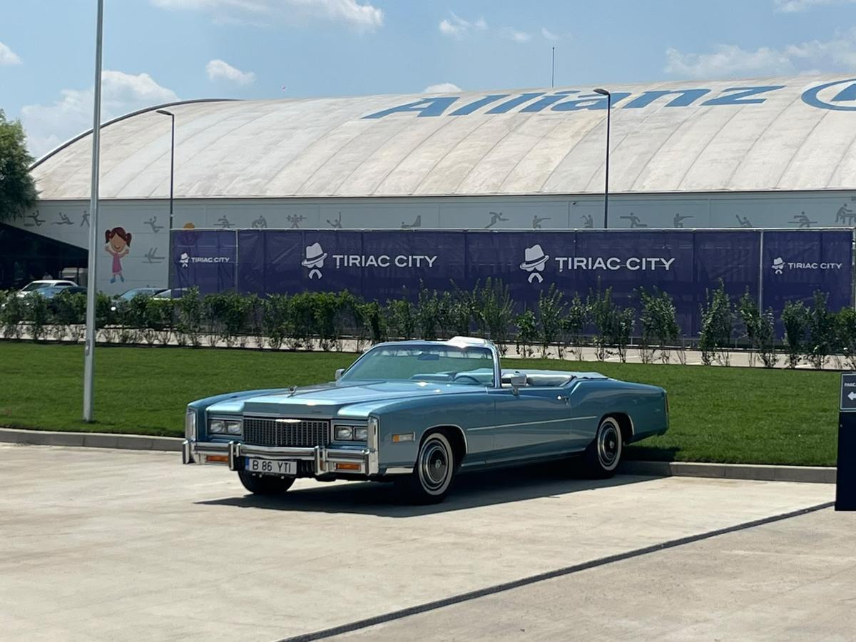 Ion Țiriac a venit la marele eveniment cu un splendid Cadillac Eldorado decapotabil