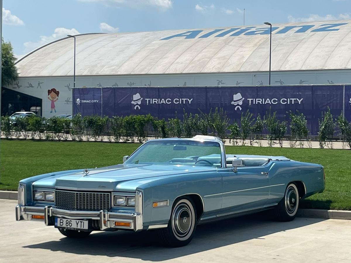 Ion Țiriac a venit cu un Cadillac Eldorado Convertible la inaugurarea Sălii „Nadia Comăneci”