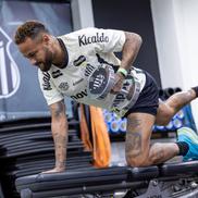 Neymar s-a întors la baza lui Santos // foto: facebook Santos Futebol Clube