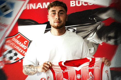 Dario Benavides, prezentat oficial la Dinamo // foto: facebook @FC Dinamo București