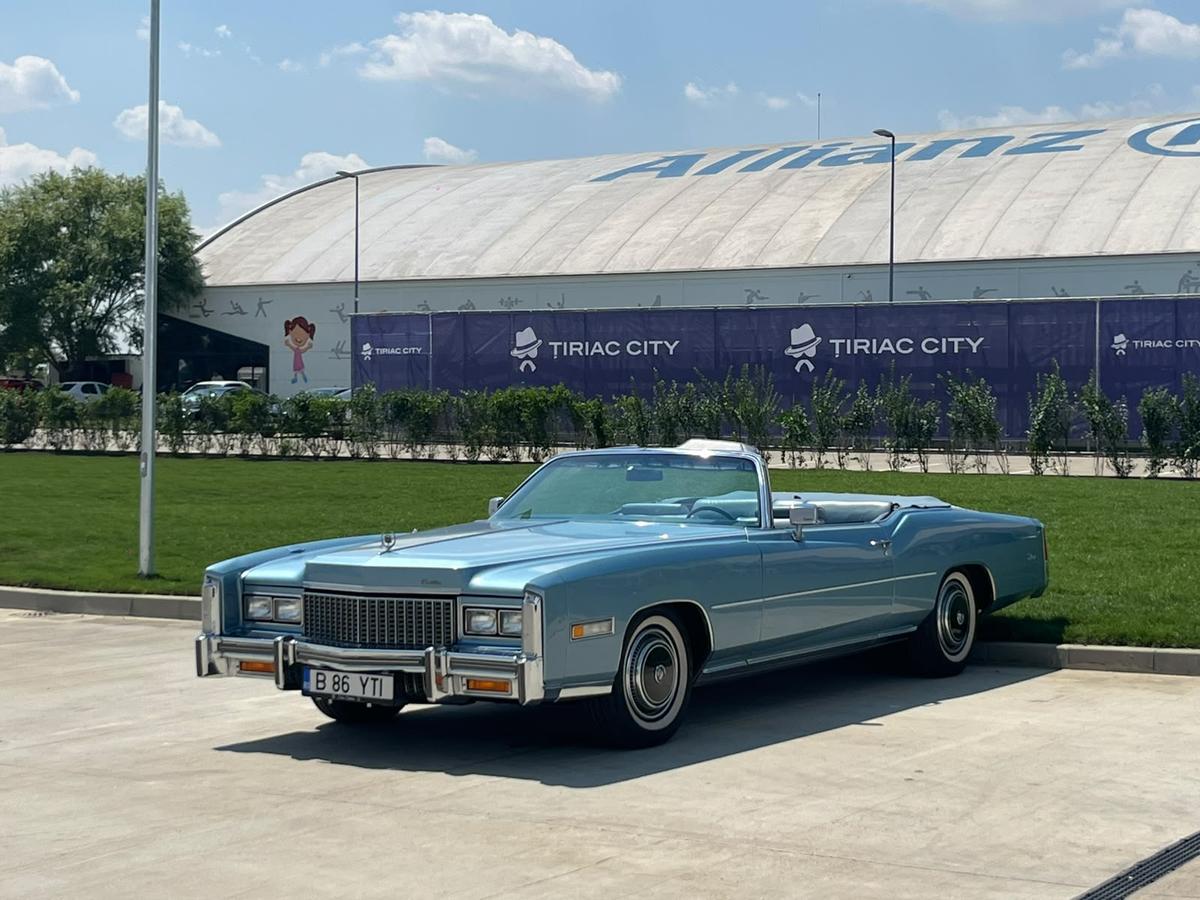 Ion Țiriac a venit cu un Cadillac Eldorado Convertible la inaugurarea Sălii „Nadia Comăneci”