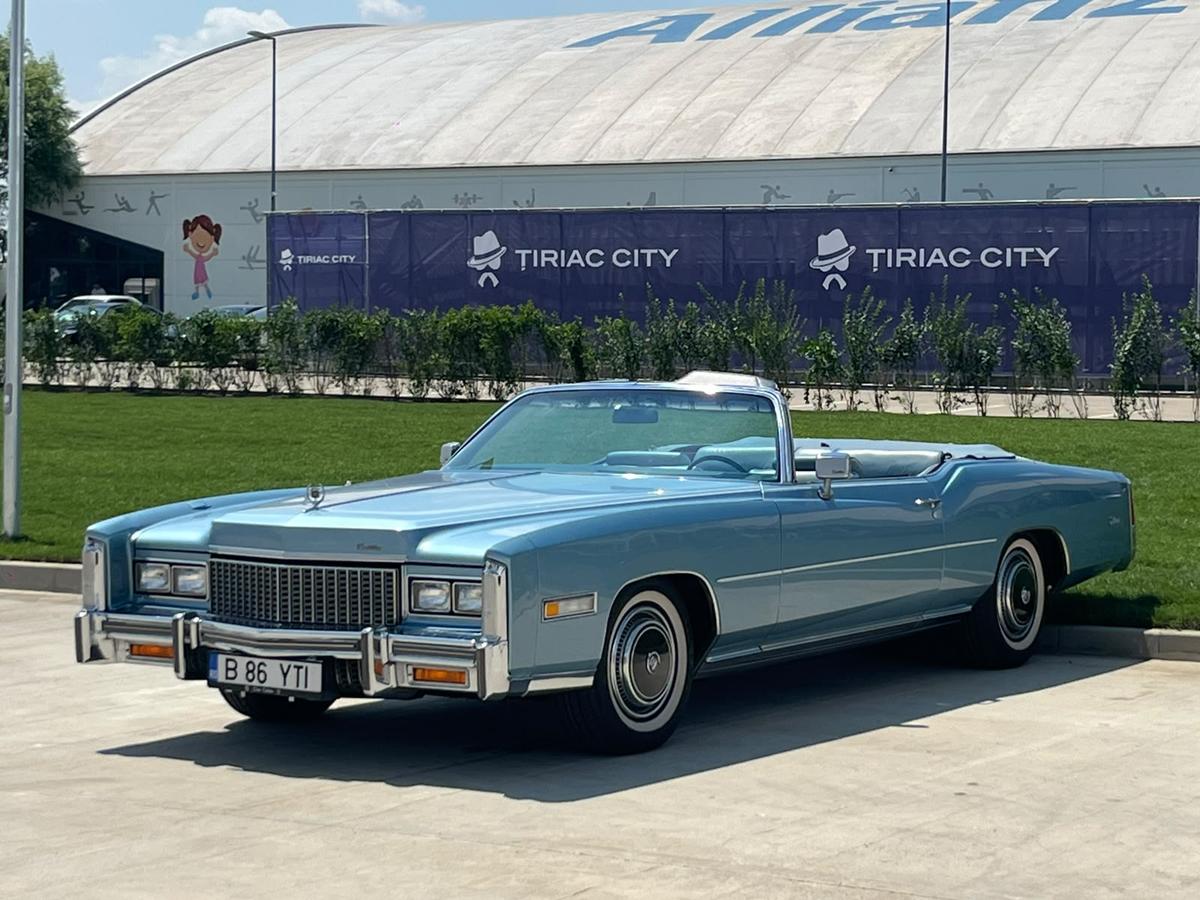 Ion Țiriac a venit la marele eveniment cu un splendid Cadillac Eldorado decapotabil