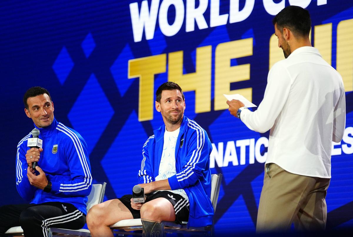 Leo Messi, Novak Djokovic, Tom Brady, pe aceeași scenă, înainte de Spania - Argentina