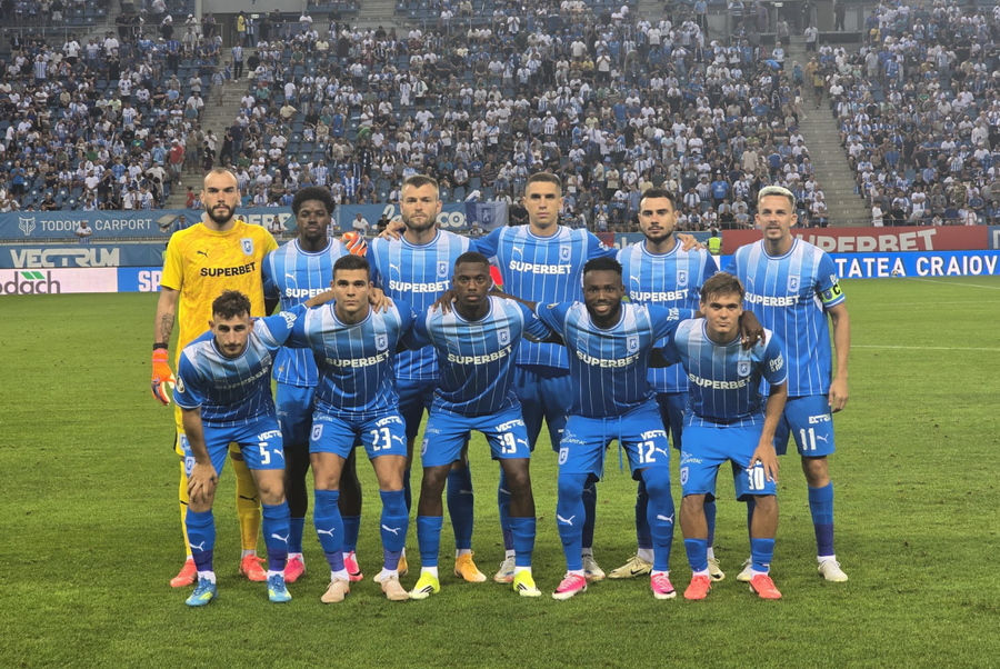 Echipamentul ales de Craiova, cel pentru meciurile din deplasare Riscau meci pierdut la „masa verde”! Craiova - UTA, la un pas de primul mare scandal al sezonului