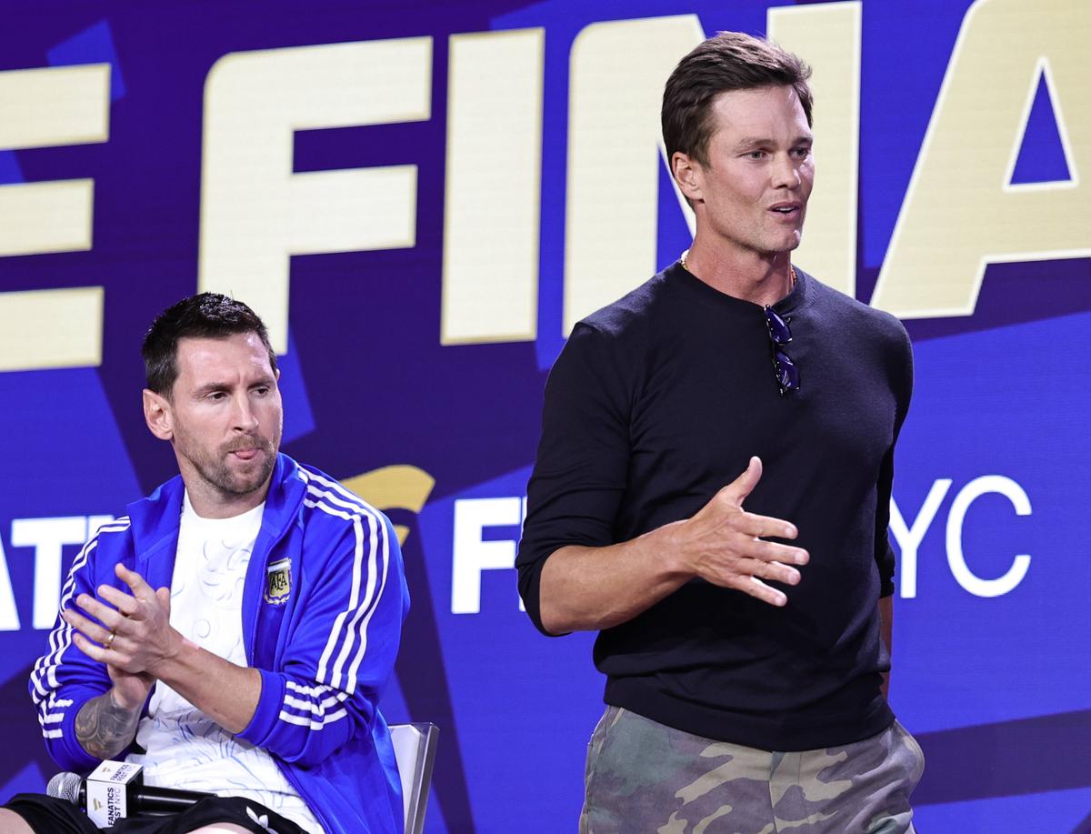 Leo Messi, Novak Djokovic, Tom Brady, pe aceeași scenă, înainte de Spania - Argentina