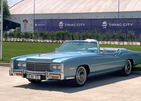Ion Țiriac a venit la marele eveniment cu un splendid Cadillac Eldorado decapotabil