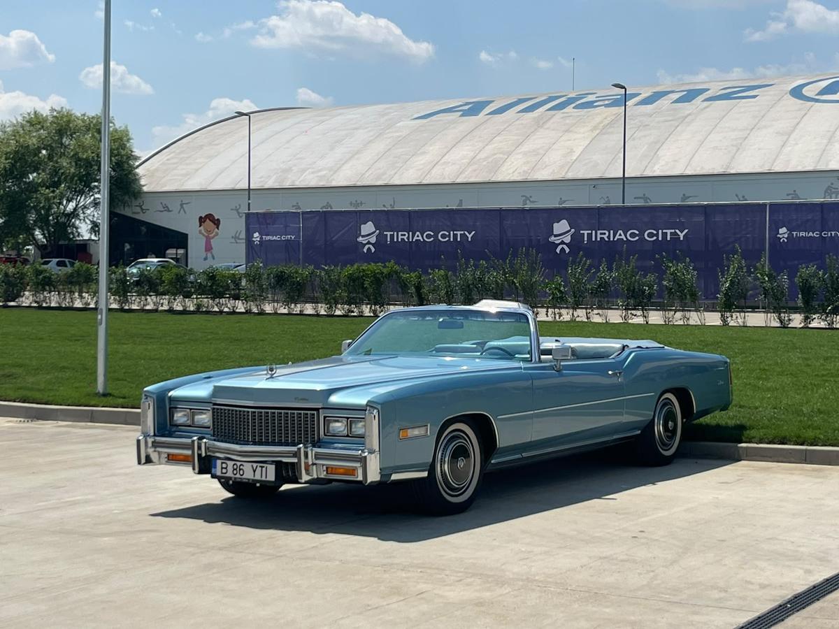 Ion Țiriac a venit cu un Cadillac Eldorado Convertible la inaugurarea Sălii „Nadia Comăneci”