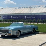 Ion Țiriac a venit cu un Cadillac Eldorado Convertible la inaugurarea Sălii „Nadia Comăneci”