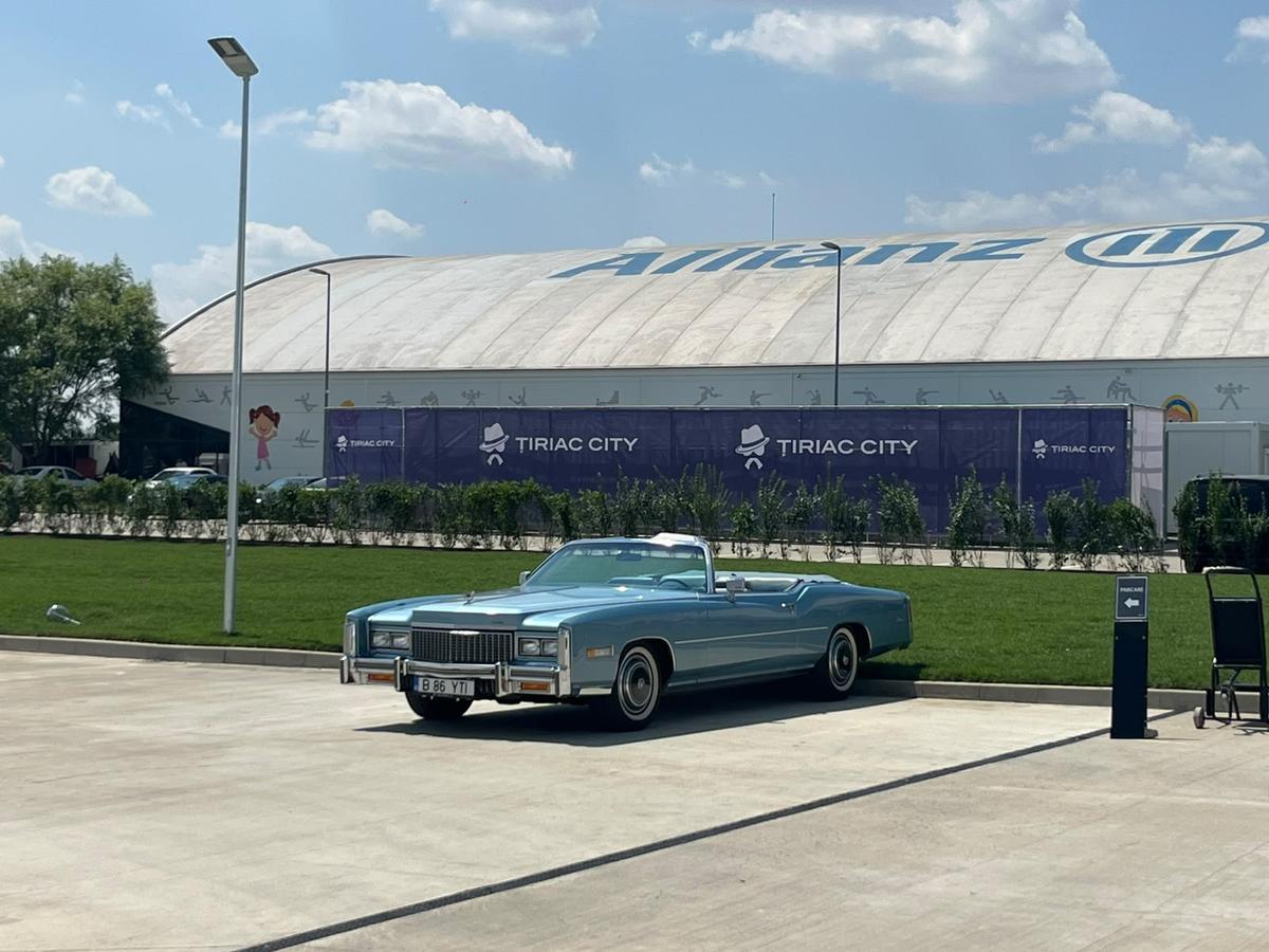 Ion Țiriac a venit cu un Cadillac Eldorado Convertible la inaugurarea Sălii „Nadia Comăneci”