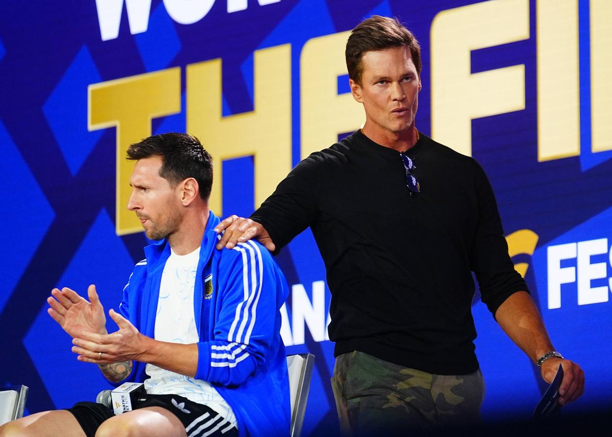 Leo Messi, Novak Djokovic și Tom Brady, pe aceeași scenă » Lângă ei, De la Fuente s-a enervat: „Hai să fim respectuoși”