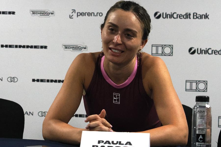 Paula Badosa la conferința de presă ce a urmat victoriei din semifinale FOTO Roxana Fleșeru Paula Badosa, a doua finalistă de la UniCredit Iași Open, după o revenire senzațională: „Îmi place să joc cu inima”