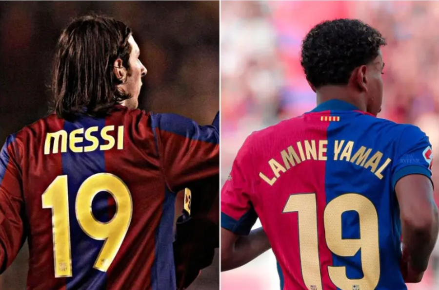 Lionel Messi și Lamine Yamal au purtat la începutul carierei la FC Barcelona numărul 19 Firul incredibil care îi leagă pe Messi și Lamine Yamal » Ce au descoperit spaniolii înaintea finalei cu Argentina!