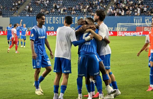 Aduceți-le adversari! Campioana Craiova a umilit-o pe UTA după pauză și își prelungește seria de invincibilitate