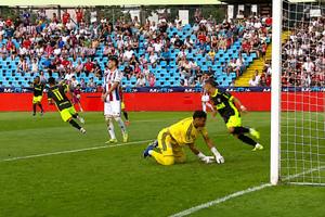 Oțelul - CFR Cluj: al doilea gol la Galați, minutul 58! Erori grave în defensivă