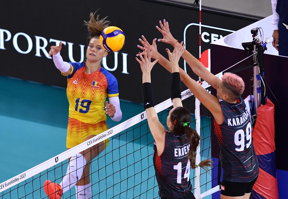 Volei - Euro 2021: România - Turcia