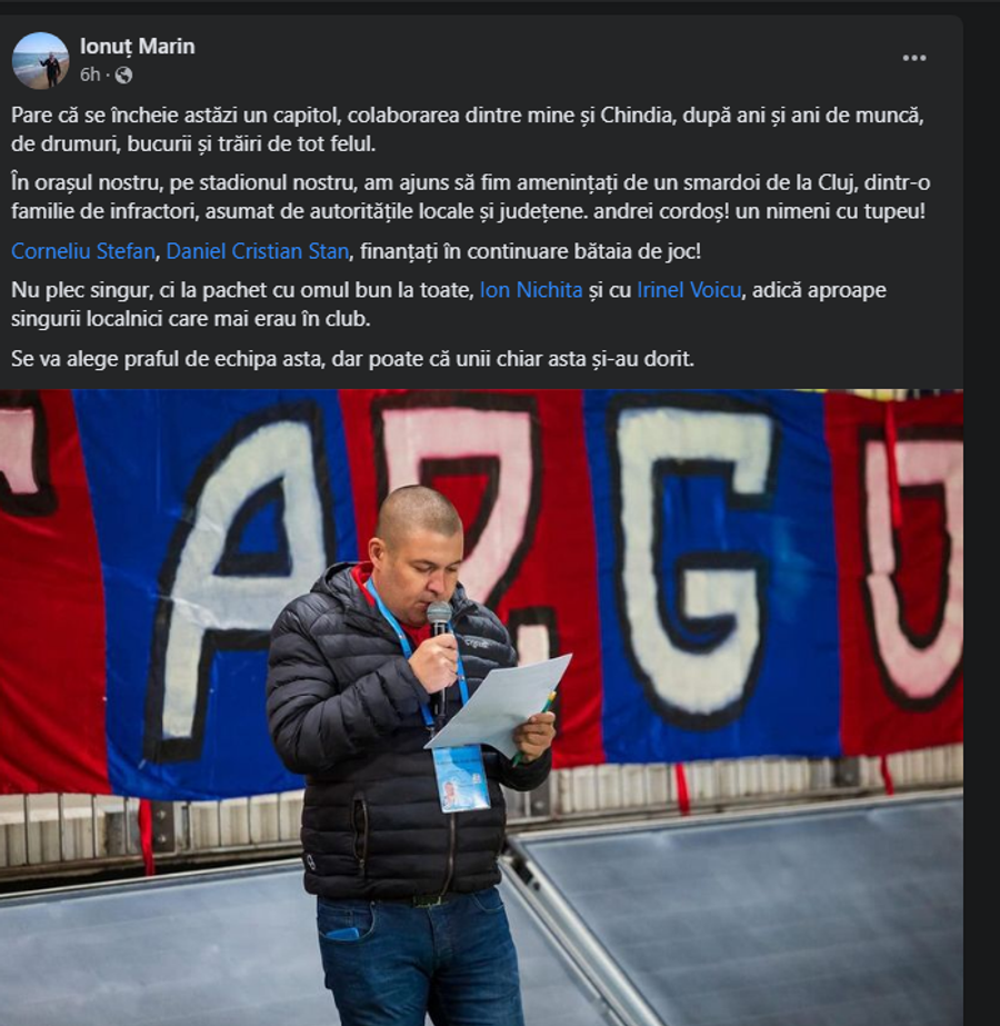Scene șocante la un club din România » Dat afară și amenințat de președinte: „Vrei să te bat aici, să te c**i pe tine?!”