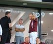 Dan Șucu și Adrian Mutu, în tribunele Stadionului Giulești