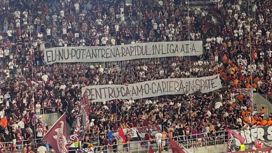 Mesajul ultrașilor de la Rapid Primul mesaj venit dinspre ultrași, după ce Marius Șumudică a semnat cu Rapid