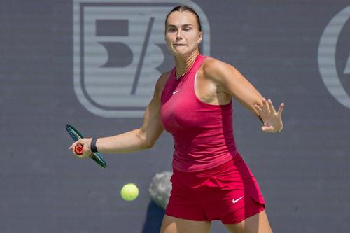 Aryna Sabalenka în acțiune la Cincinnati Foto: Imago