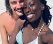 Paola Egonu cu iubitul ei, Leonardo Puliti / Foto: La Velenosa (Facebook)