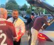 Imagini curioase surprinse cu două ore înainte de Rapid - Dinamo, pe gazonul din Giulești